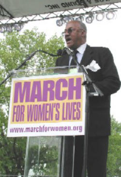 Rev. Carlton Veazey, president and CEO of the Religious Coalition for Reproductive Choice. Image of Rev. Carlton Veazey, president and CEO of the Religious Coalition for Reproductive Choice.