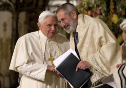 The Pope and the Rabbi. Image of The Pope and the Rabbi.