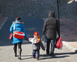 The government mandated Chinese family. Image of The government mandated Chinese family.