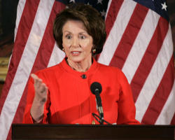 U.S. Speaker of the House Nancy Pelosi. Image of U.S. Speaker of the House Nancy Pelosi.