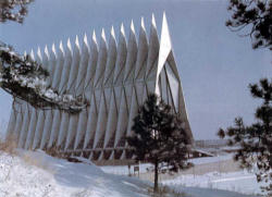 U.S. Air Force Academy Chapel. Image of U.S. Air Force Academy Chapel.