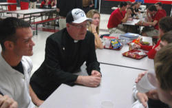 Fr Peter Gallagher of the Colts (pictured) is 'Catholic Athletes for Christ' NFL Ministry lead Chaplain. Image of Fr Peter Gallagher of the Colts (pictured) is 'Catholic Athletes for Christ' NFL Ministry lead Chaplain.