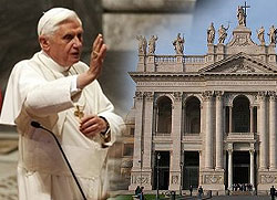 Pope Benedict XVI: 'Supporting the family and promoting its true good, its rights, its unity and stability is the best way to protect the rights and the real needs of children.' Image of Pope Benedict XVI: 'Supporting the family and promoting its true good, its rights, its unity and stability is the best way to protect the rights and the real needs of children.'