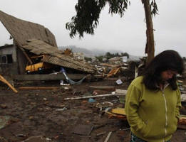 CHILE EARTHQUAKE 2010: Rescuers Struggle To Save Lives After Quake. Image of CHILE EARTHQUAKE 2010: Rescuers Struggle To Save Lives After Quake.