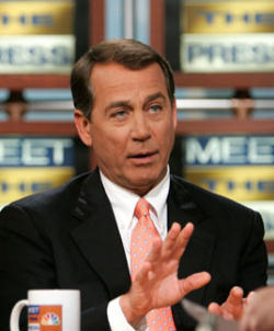 House Republican Leader John Boehner (R-OH) Image of House Republican Leader John Boehner (R-OH)