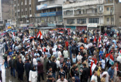 Monday in Kirkuk Christians held a day of fasting. At 5 pm, they took take part in a prayer vigil. Image of Monday in Kirkuk Christians held a day of fasting. At 5 pm, they took take part in a prayer vigil.
