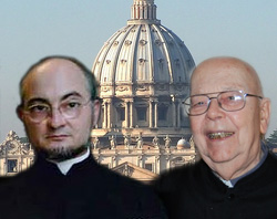 Frs. Jose Fortea and Gabriel Amorth. Image of Frs. Jose Fortea and Gabriel Amorth.