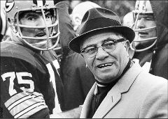 Vince Lombardi. Image of Vince Lombardi.