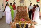 The tomb of Sr Rani Maria. Image of The tomb of Sr Rani Maria.