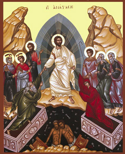 Christ my hope is risen, and he goes before you into Galilee. Christ my hope is risen, and he goes before you into Galilee.