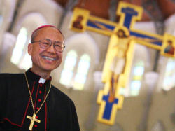 Hong Kong Bishop John Tong. Image of Hong Kong Bishop John Tong.