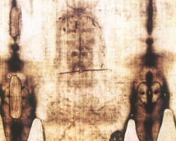 Image of Jesus on Holy Shroud of Turin. Image of Image of Jesus on Holy Shroud of Turin.