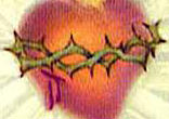 One artists rendering of the appearance of Jesus, revealing His Sacred Heart, to Saint Margaret Mary of Alocoque Image of One artists rendering of the appearance of Jesus, revealing His Sacred Heart, to Saint Margaret Mary of Alocoque