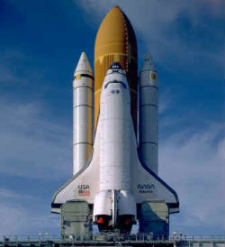 Atlantis first rocketed into space in 1985. This will be the Atlantis' 32nd trip, and the 132nd shuttle flight overall. Atlantis first rocketed into space in 1985. This will be the Atlantis' 32nd trip, and the 132nd shuttle flight overall.