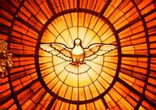 Come Holy Spirit and fill the hearts of the faithful. Image of Come Holy Spirit and fill the hearts of the faithful.