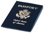 United States Passport. Image of United States Passport.