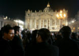 A passage from the Gospel was then read out, after which the Pope responded to questions put to him by five priests, representing the five continents. Image of A passage from the Gospel was then read out, after which the Pope responded to questions put to him by five priests, representing the five continents.