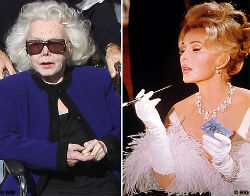 ZSa Zsa Gabor in her glamorous heyday, right, compared to a more recent picture of her, left. ZSa Zsa Gabor in her glamorous heyday, right, compared to a more recent picture of her, left.