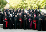 Orthodox and Catholic participants at the historic meeting in Vienna. Image of Orthodox and Catholic participants at the historic meeting in Vienna.