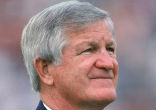George Blanda was a Hall of Fame quarterback and kicker who played a record 26 seasons of professional football and once almost single-handedly won five consecutive games for the Oakland Raiders. Image of George Blanda was a Hall of Fame quarterback and kicker who played a record 26 seasons of professional football and once almost single-handedly won five consecutive games for the Oakland Raiders.