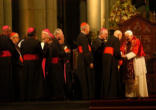 Pope Benedict greeting Bishops from Brazil Image of Pope Benedict greeting Bishops from Brazil