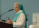 Mother Nadine Brown speaking at the 2007 Catholic Women's Conference Image of Mother Nadine Brown speaking at the 2007 Catholic Women's Conference