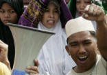 Pictured: Muslim extremists in the Philippines. For Father Mariani (PIME), the full churches are a sign that there is still a lot of hope among people.
Image of Pictured: Muslim extremists in the Philippines. For Father Mariani (PIME), the full churches are a sign that there is still a lot of hope among people.