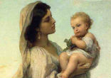The Immaculate Mother holds the Christ Child who, this Advent, calls us to listen to the Holy Spirit, that we too may become immaculate. Image of The Immaculate Mother holds the Christ Child who, this Advent, calls us to listen to the Holy Spirit, that we too may become immaculate.