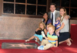 Mark Wahlberg is pictured at his Hollywood Walk of Fame star ceremony in July with his wife, Rhea, his two daughters and two sons and the family nanny, Cassie Mark Wahlberg is pictured at his Hollywood Walk of Fame star ceremony in July with his wife, Rhea, his two daughters and two sons and the family nanny, Cassie