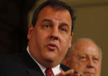 New Jersey Governor Chris Christie speaking at the American Enterprise Institute in Washington, DC on February 16, 2011 Image of New Jersey Governor Chris Christie speaking at the American Enterprise Institute in Washington, DC on February 16, 2011