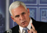 Bishop Sheridan and Congressman Pence (CNA News) Image of Bishop Sheridan and Congressman Pence (CNA News)