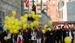 Some of the young who gathered outside of the event honoring Pro-Life hero Joe Scheidler in Chicago Some of the young who gathered outside of the event honoring Pro-Life hero Joe Scheidler in Chicago