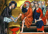 Jesus washing his disciples feet Image of Jesus washing his disciples feet