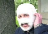 Father Remigijus Kuprys after he was released from the hospital. Photo taken from Topky.sk Image of Father Remigijus Kuprys after he was released from the hospital. Photo taken from Topky.sk