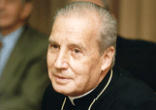 Bishop Javier EchevarrÃa, the prelate of Opus Dei Image of Bishop Javier EchevarrÃa, the prelate of Opus Dei