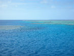 The expanse of the Great Barrier Reef where American, Ian Cole, 28, was abandoned. Image of The expanse of the Great Barrier Reef where American, Ian Cole, 28, was abandoned.