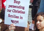 Copts demonstrate in United States Image of Copts demonstrate in United States