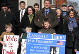 Rabbi Yehuda Levin and Randall Terry Image of Rabbi Yehuda Levin and Randall Terry