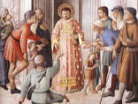 Sentenced to death in the Emperor Valerian's sweeping condemnation of all Christian clergy, Lawrence offended the Emperor and endeared himself to all Christians
Image of Sentenced to death in the Emperor Valerian's sweeping condemnation of all Christian clergy, Lawrence offended the Emperor and endeared himself to all Christians