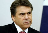 Texas Governor and Presidential hopeful Rick Perry is unlikely to be paid the $350 million he has asked for. Image of Texas Governor and Presidential hopeful Rick Perry is unlikely to be paid the $350 million he has asked for.