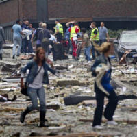 The Devastation in Oslo, Norway Image of The Devastation in Oslo, Norway