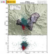 A graphic of the earthquake swarm that has struck the island of El Hierro. Image of A graphic of the earthquake swarm that has struck the island of El Hierro.