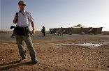 TNC officials believe Gaddafi has sent his tent across the southern border into Niger. Image of TNC officials believe Gaddafi has sent his tent across the southern border into Niger.