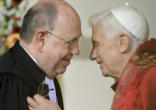 Pastor Schneider and Pope Benedict XVI Image of Pastor Schneider and Pope Benedict XVI