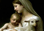 The Virgin Mary, perpetual Virgin and Mother of God, is forever the mother of Jesus who prays and intercedes for her children in the Church. Image of The Virgin Mary, perpetual Virgin and Mother of God, is forever the mother of Jesus who prays and intercedes for her children in the Church.