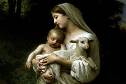 The Virgin Mary, perpetual Virgin and Mother of God, is forever the mother of Jesus who prays and intercedes for her children in the Church. The Virgin Mary, perpetual Virgin and Mother of God, is forever the mother of Jesus who prays and intercedes for her children in the Church.