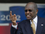Herman Cain is beloved for his humor, but valued for his seriousness and sincerity. Image of Herman Cain is beloved for his humor, but valued for his seriousness and sincerity.