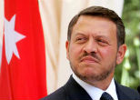 Jordan's King Abdullah is concerned about the worsening situation in Syria. Image of Jordan's King Abdullah is concerned about the worsening situation in Syria.