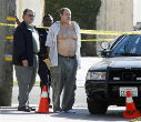 The lone shooter was taken into custody without incident after being stopped by police a half-mile away from the crime scene. Image of The lone shooter was taken into custody without incident after being stopped by police a half-mile away from the crime scene.