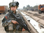 Servicewomen (and men) offer us their lives, we owe them the dignity and respect they deserve. Image of Servicewomen (and men) offer us their lives, we owe them the dignity and respect they deserve.